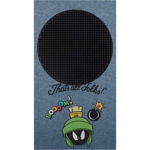 Looney Tunes Marvin Thats All Folks Xbox Series S Console Skin