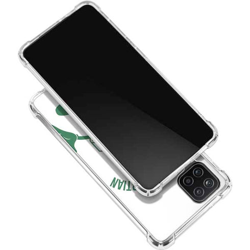 Looney Tunes Marvin the Martian Big Head Galaxy A12 Clear Case