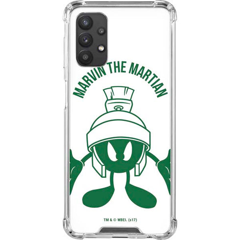 Looney Tunes Marvin the Martian Big Head Galaxy A32 5G Clear Case