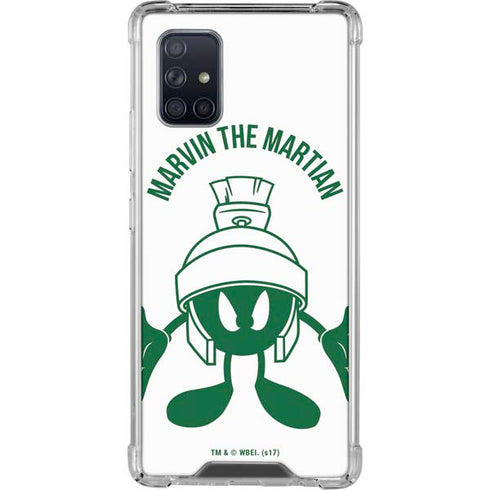 Looney Tunes Marvin the Martian Big Head Galaxy A71 5G Clear Case