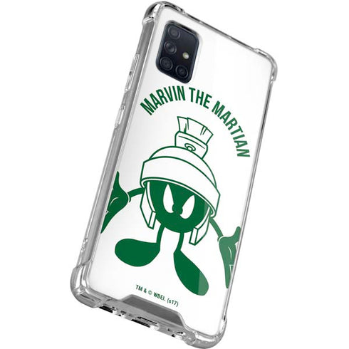 Looney Tunes Marvin the Martian Big Head Galaxy A71 5G Clear Case
