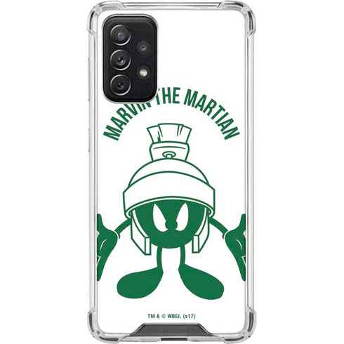 Looney Tunes Marvin the Martian Big Head Galaxy A72 5G Clear Case