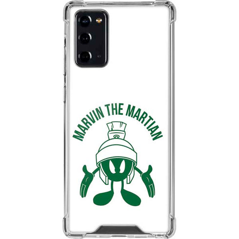 Looney Tunes Marvin the Martian Big Head Galaxy Note20 5G Clear Case