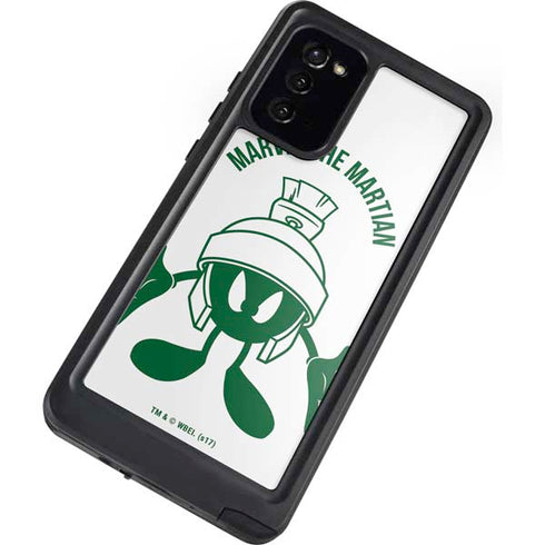 Looney Tunes Marvin the Martian Big Head Galaxy Note20 5G Waterproof Case