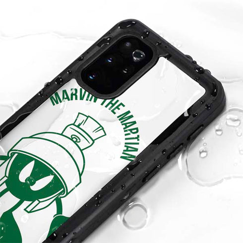 Looney Tunes Marvin the Martian Big Head Galaxy S20 Plus Waterproof Case