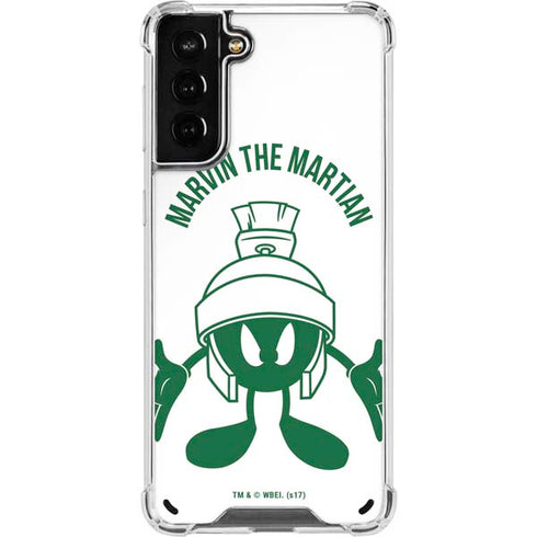 Looney Tunes Marvin the Martian Big Head Galaxy S21 Plus 5G Clear Case