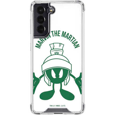 Looney Tunes Marvin the Martian Big Head Galaxy S22 Clear Case