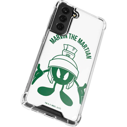 Looney Tunes Marvin the Martian Big Head Galaxy S22 Clear Case