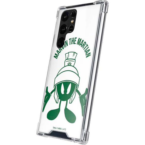 Looney Tunes Marvin the Martian Big Head Galaxy S22 Ultra Clear Case