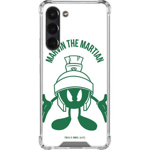 Looney Tunes Marvin the Martian Big Head Galaxy S23 Plus Clear Case