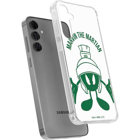 Looney Tunes Marvin the Martian Big Head Galaxy S24 Plus Clear Case