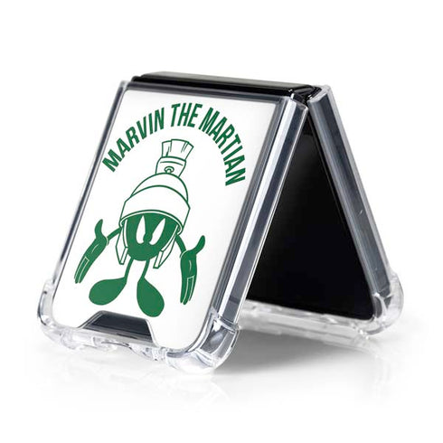 Looney Tunes Marvin the Martian Big Head Galaxy Z Flip5 5G Clear Case