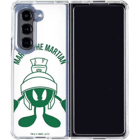 Looney Tunes Marvin the Martian Big Head Galaxy Z Fold5 5G Clear Case