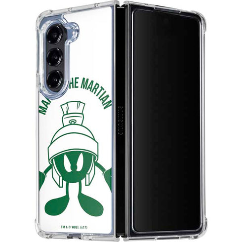Looney Tunes Marvin the Martian Big Head Galaxy Z Fold5 5G Clear Case