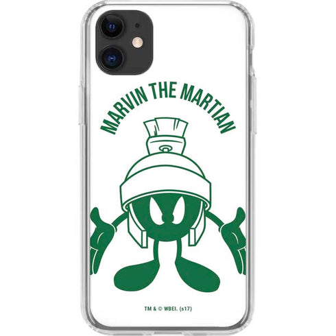 Looney Tunes Marvin the Martian Big Head iPhone 11 Clear Case