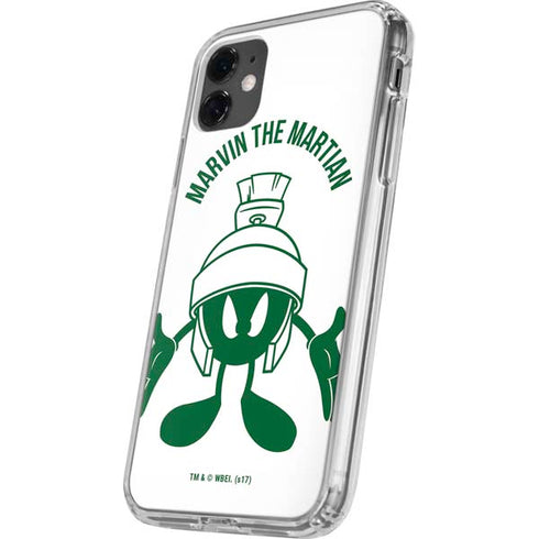 Looney Tunes Marvin the Martian Big Head iPhone 11 Clear Case