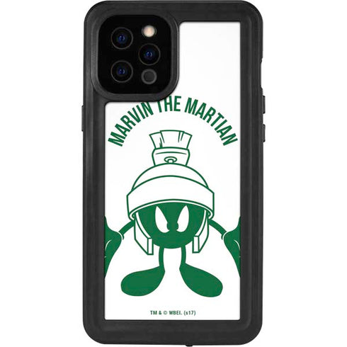 Looney Tunes Marvin the Martian Big Head iPhone 12 Pro Max Waterproof Case