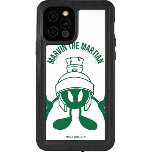 Looney Tunes Marvin the Martian Big Head iPhone 12 Pro Waterproof Case