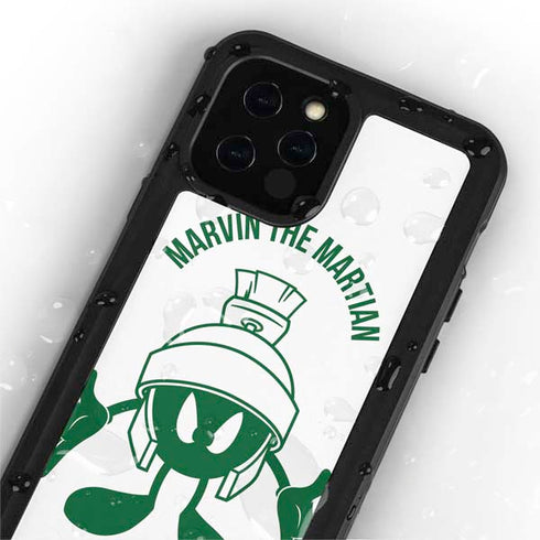 Looney Tunes Marvin the Martian Big Head iPhone 12 Pro Waterproof Case