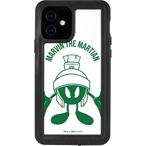 Looney Tunes Marvin the Martian Big Head iPhone 12 Waterproof Case