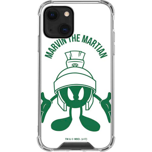 Looney Tunes Marvin the Martian Big Head iPhone 13 Clear Case