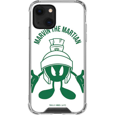 Looney Tunes Marvin the Martian Big Head iPhone 13 Mini Clear Case