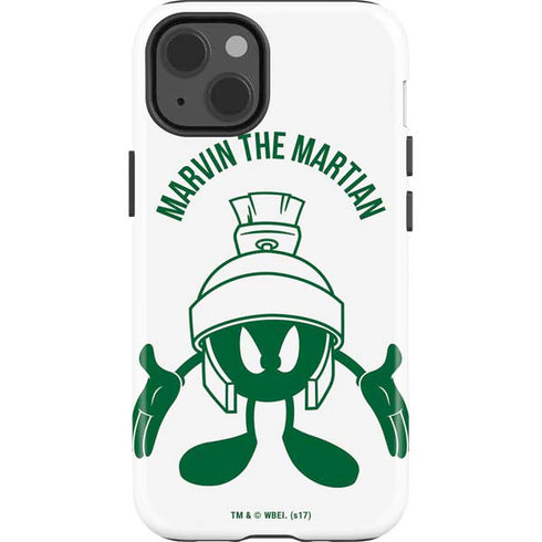 Looney Tunes Marvin the Martian Big Head iPhone 14 Impact Case