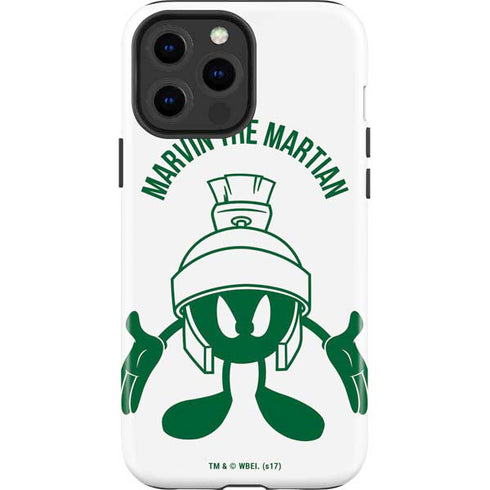 Looney Tunes Marvin the Martian Big Head iPhone 14 Pro Max Impact Case