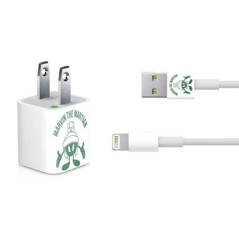 Looney Tunes Marvin the Martian Big Head iPhone Charger (5W USB) Skin