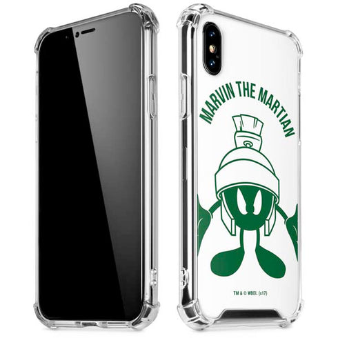 Looney Tunes Marvin the Martian Big Head iPhone XS Max Clear Case