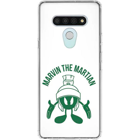 Looney Tunes Marvin the Martian Big Head LG Stylo 6 Clear Case