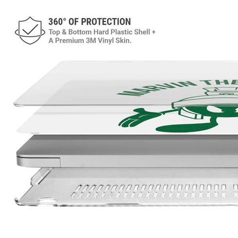 Looney Tunes Marvin the Martian Big Head MacBook Air 13in M1 (2021) Case plus Skin