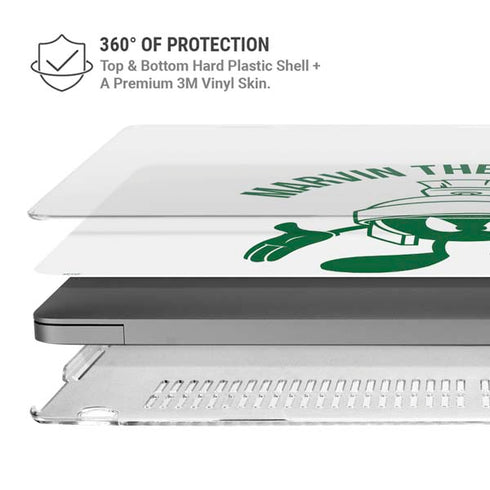 Looney Tunes Marvin the Martian Big Head MacBook Pro 16in (2021-25) Case plus Skin