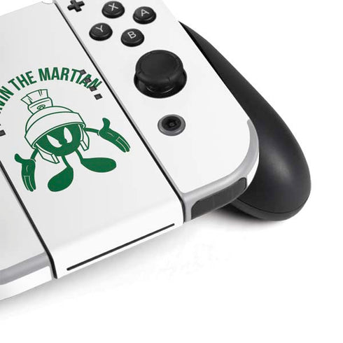 Looney Tunes Marvin the Martian Big Head Nintendo Switch OLED (2021) Skin
