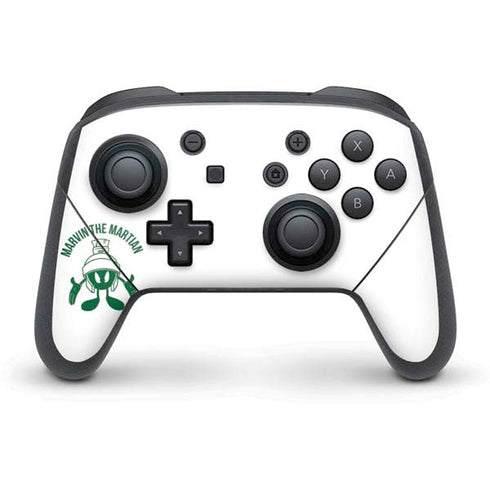 Looney Tunes Marvin the Martian Big Head Nintendo Switch Pro Controller Skin