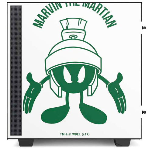 Looney Tunes Marvin the Martian Big Head NZXT H510 Compact ATX Mid-Tower Case Skin