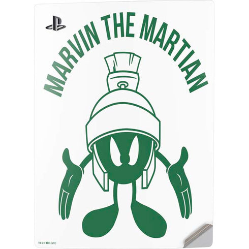 Looney Tunes Marvin the Martian Big Head PS5 Digital Edition Console Skin