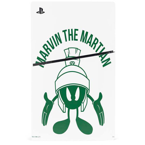Looney Tunes Marvin the Martian Big Head PS5 Slim Disk Console Skin