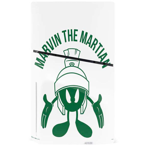 Looney Tunes Marvin the Martian Big Head PS5 Slim Disk Console Skin