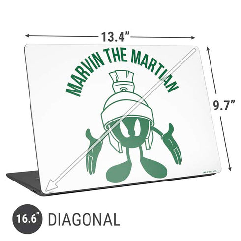 Looney Tunes Marvin the Martian Big Head Universal Laptop 16.6in (13.4 x 9.7in) Skin