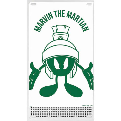 Looney Tunes Marvin the Martian Big Head Xbox Series S Console Skin