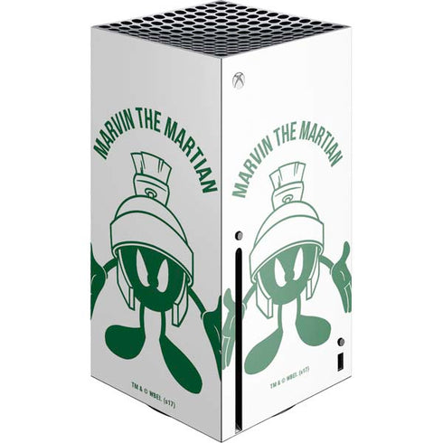 Looney Tunes Marvin the Martian Big Head Xbox Series X Console Skin