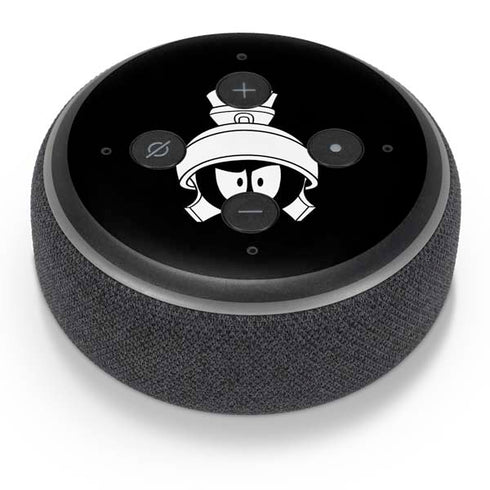 Looney Tunes Marvin the Martian Black and White Amazon Echo Dot Skin
