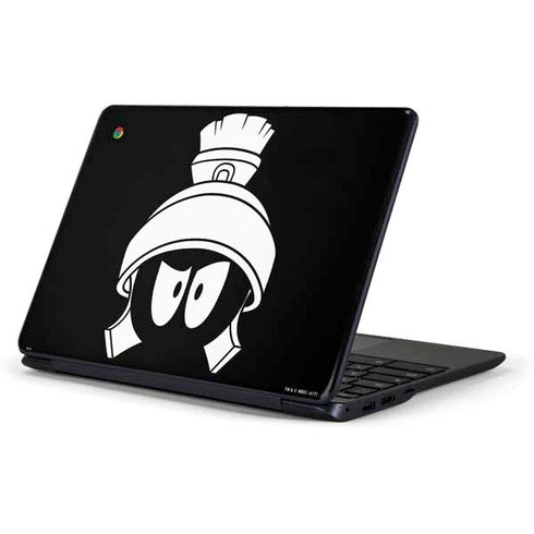 Looney Tunes Marvin the Martian Black and White Samsung Chromebook Skin