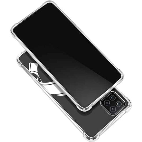 Looney Tunes Marvin the Martian Black and White Galaxy A12 Clear Case