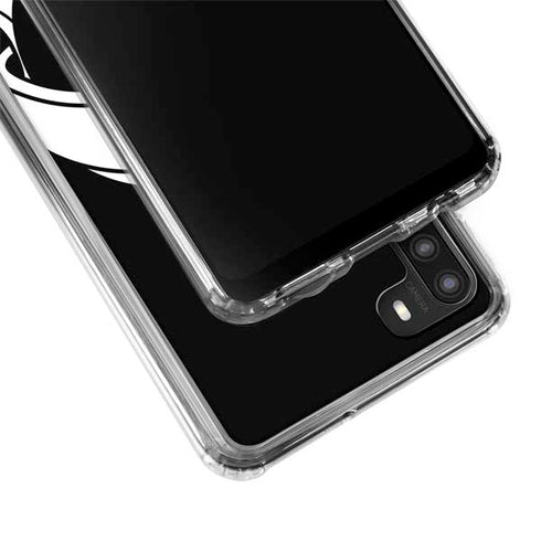 Looney Tunes Marvin the Martian Black and White Galaxy A21 Clear Case