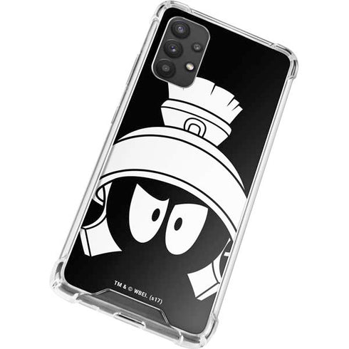 Looney Tunes Marvin the Martian Black and White Galaxy A32 5G Clear Case