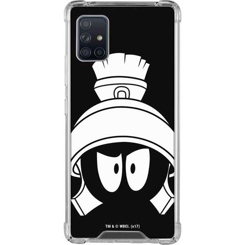 Looney Tunes Marvin the Martian Black and White Galaxy A51 5G Clear Case