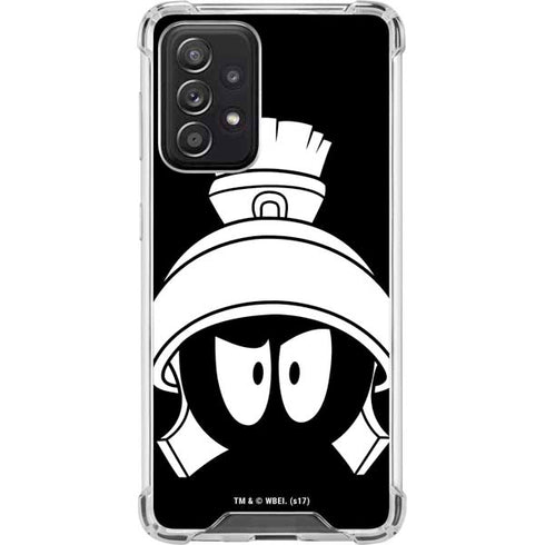 Looney Tunes Marvin the Martian Black and White Galaxy A52 5G Clear Case