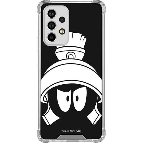Looney Tunes Marvin the Martian Black and White Galaxy A53 5G Clear Case